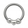 Piercing micro-bcr 35 - Trois coeurs