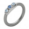 Piercing micro-bcr 43 - Trois strass