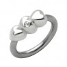 Piercing micro-bcr 46 - Trois coeurs