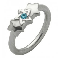Piercing micro-bcr 48 - étoile de David