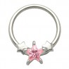 Piercing anneau 1,6mm 44 - étoiles