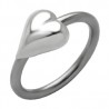 Piercing anneau 1,6mm 56 - Coeur