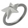 Piercing anneau 1,6mm 57 - étoile
