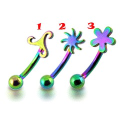 Piercing arcade 08 - Motifs rainbow