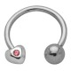 Piercing micro-circulaire 42 - Coeur