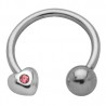 Piercing micro-circulaire 42 - Coeur