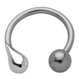 Piercing micro-circulaire 44 - Goutte