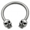 Piercing fer à cheval 38 - Crânes