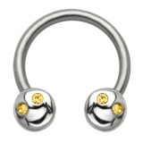 Piercing fer à cheval 40 - Smiley