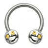 Piercing fer à cheval 40 - Smiley