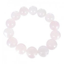 Bracelet pierres 03 - Quartz rose