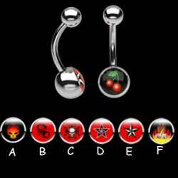 Piercing nombrils logos série C