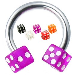 Piercing micro-circulaire 34 - UV dés