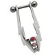 Piercing hélix 35 - Bouclier trois strass
