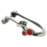 Piercing hélix 39 - Cerise