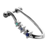 Piercing hélix 52 - Trois étoiles