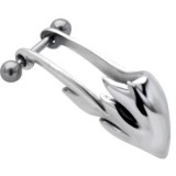 Piercing hélix 56 - Bouclier flamme