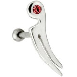 Piercing hélix 58 - Trait tribal