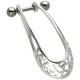 Piercing hélix 66 - Bouclier celtique B
