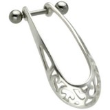 Piercing hélix 66 - Bouclier celtique B