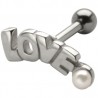 Piercing hélix 20 - Love perle