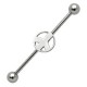 Piercing industriel 26 - Peace and love