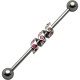 Piercing industriel 33 - Vrillé strass