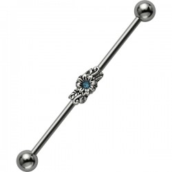 Piercing industriel 48 - Fleur