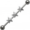 Piercing industriel 46 - Trois étoiles