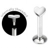 Piercing micro-labret 49 - Coeur