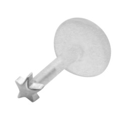 Piercing micro-labret PTFE 56 - étoile