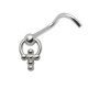 Piercing nez screw 0.5mm croix autour boule (88)