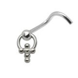 Piercing nez screw 0.5mm 88 - Esclave croix