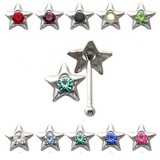 Piercing stud de nez 0.5mm 20 - étoile