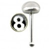 Piercing stud de nez 0.5mm 22 - Logo 8