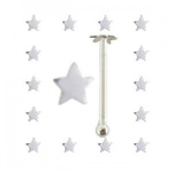 Piercing stud de nez 0.5mm 31 - étoile simple