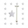 Piercing stud de nez 0.5mm 31 - étoile simple