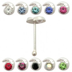Piercing stud de nez 0.5mm 38 - Lune