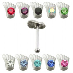 Piercing stud de nez 0.5mm 39 - Foot