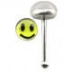 Piercing stud de nez 0.5mm 43 - Smiley