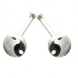 Piercing stud de nez 0.5mm 46 - Logo yin yang