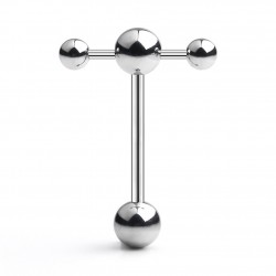 Piercing langue 02 - Original boules joueuses