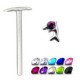 Piercing nez pliable 0.5mm 04 - Dauphin strass