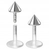 Piercing micro-labret 48 - PTFE pointe