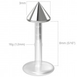 Piercing micro-labret 48 - PTFE pointe