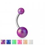 Piercing nombril UV 84 - Perle satinée