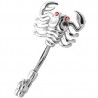Piercing nombril scorpion yeux rouges (84)