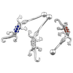 Piercing nombril salamandre corps articulé (93)
