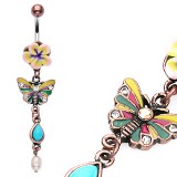 Piercing nombril papillon vintage (46)