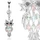 Piercing nombril hibou majestueux (140)